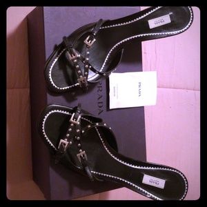 Prada Capretto Lux Heels